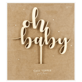 Oh baby - cake topper